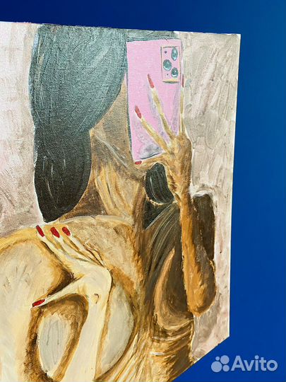 Картина маслом на холсте (50*50см)