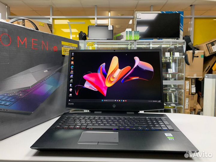 Ноутбук HP omen Core i7 6 ядер/ RTX 2060/ SSD+HDD