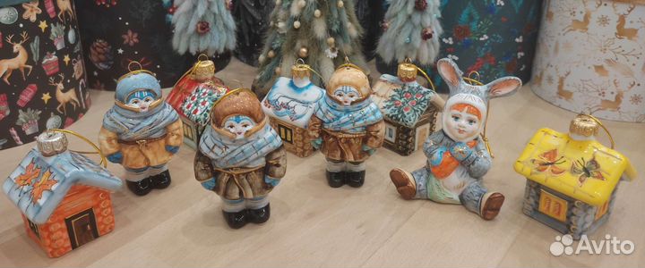 Лефортовский фарфор ёлочные игрушки