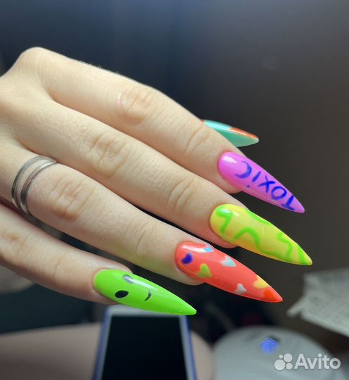 Модель на наращивание ногтей