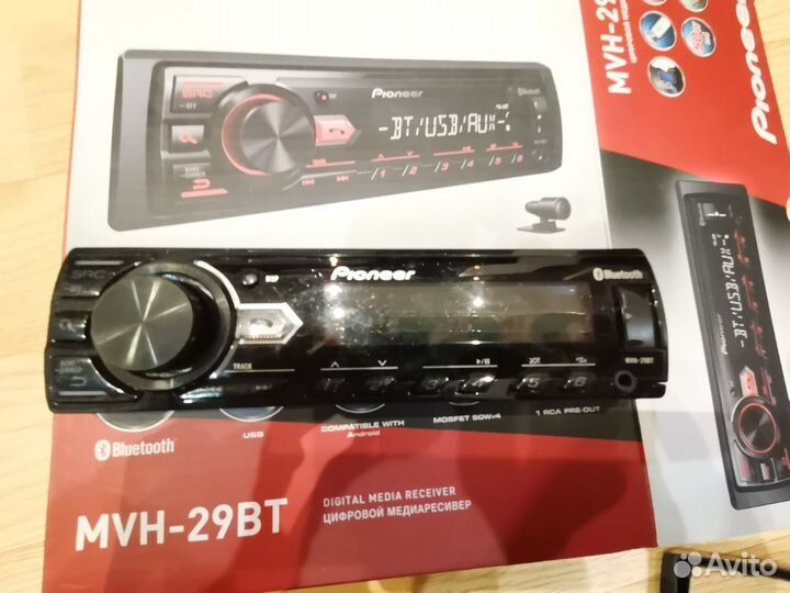 Магнитола pioneer с блютусом бу