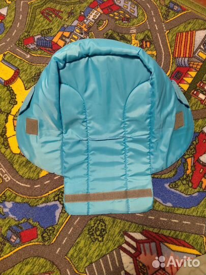 Сиденье для санок со спинкой, на липучках