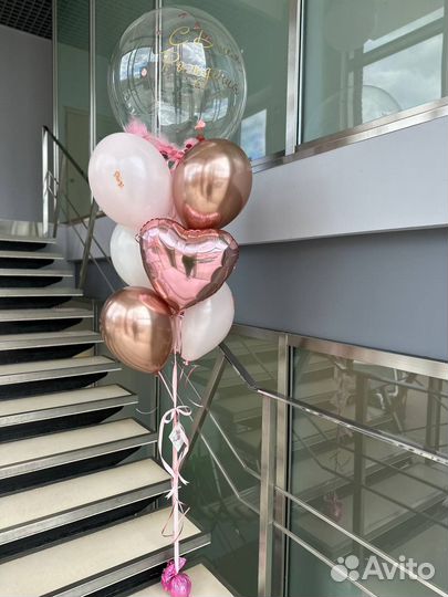 Воздушные шары на выписку