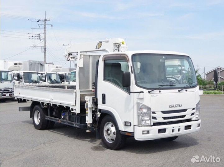 Isuzu Elf с КМУ, 2018