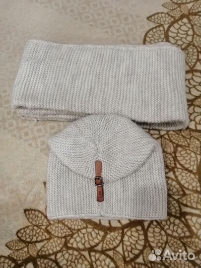 Шапка зимняя женская и шарф