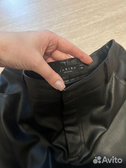 Брюки кожаные zarina 50