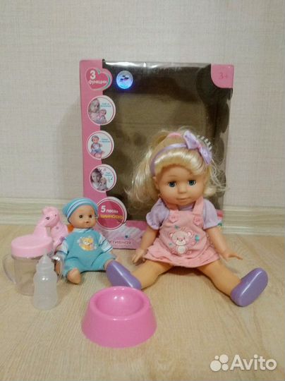 Кукла с пупсом