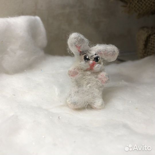 Ватная елочная игрушка