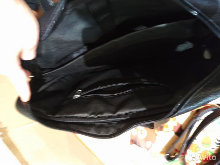 Мужской кожаный портфель бу