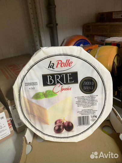 Сыр Польский Бри классик 1.6кг