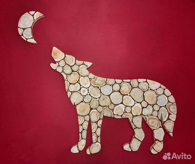 Панно из можжевельника 