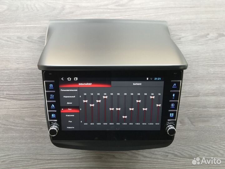 Магнитола Mitsubishi L200 + физические кнопки