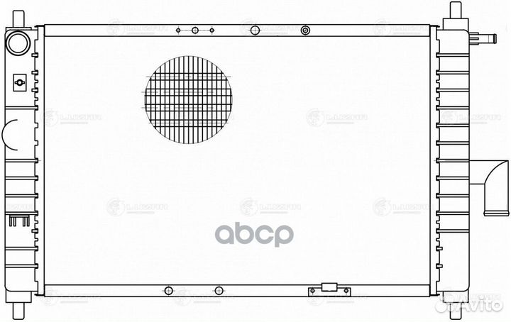 Радиатор охл. для а/м Daewoo Matiz (01) 0.8i/1