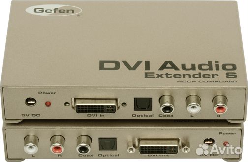 Удлинитель Gefen EXT-DVI-audio-CAT5