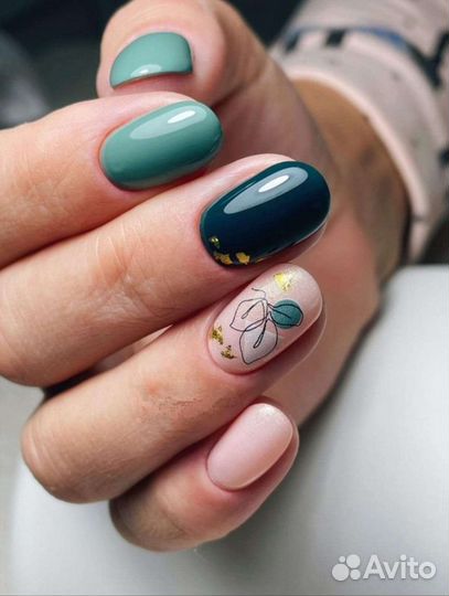 Маникюр.Покрытие гель лаком.Дизайн