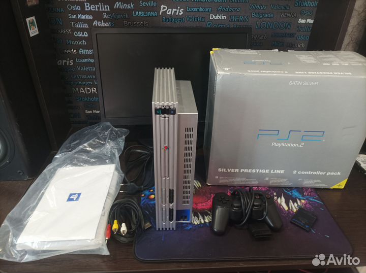 Sony Playstation 2 Fat Финляндия полный комплект