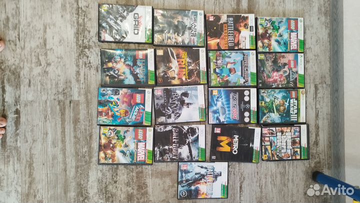 Диски с играми на xbox 360