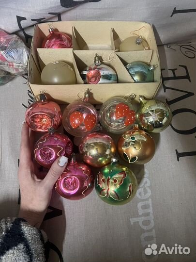 Елочные игрушки СССР