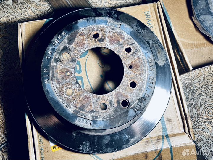 Montero Задние тормозные диски Mitsubishi Pajero