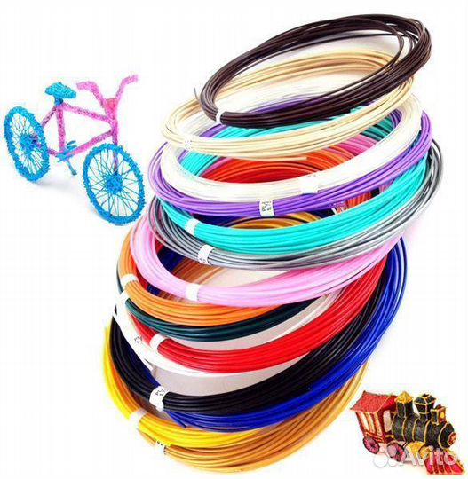 Цветной ABS пластик для рисования 3D ручкой