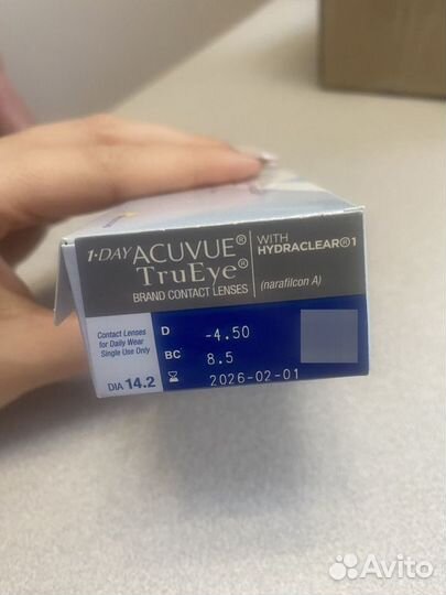 Контактные линзы acuvue trueye