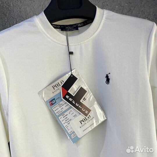 Свитшот polo ralph lauren мужской белый