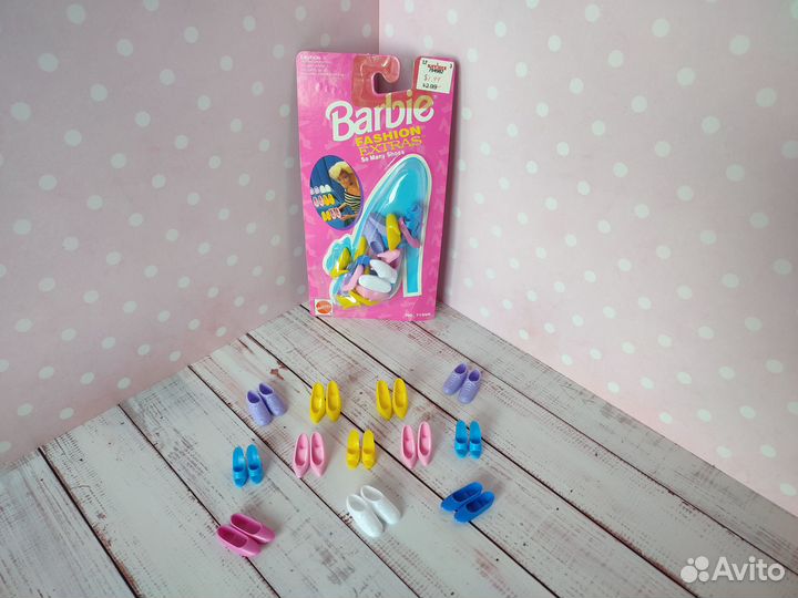 Обувь для Барби - сабо голубые #152 shoes