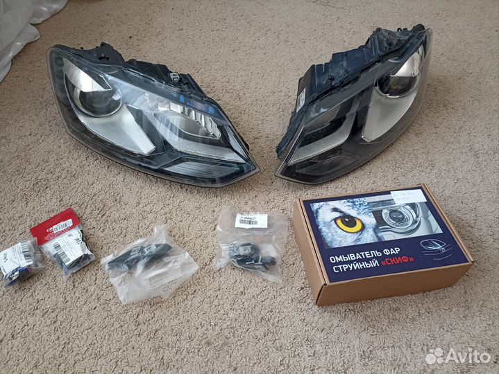 Фары на volkswagen polo ксенон оригинал
