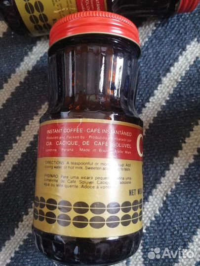 Кофейные банки стекло 1985г бразилия