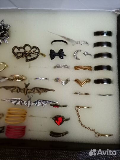 Колечки бижутерия