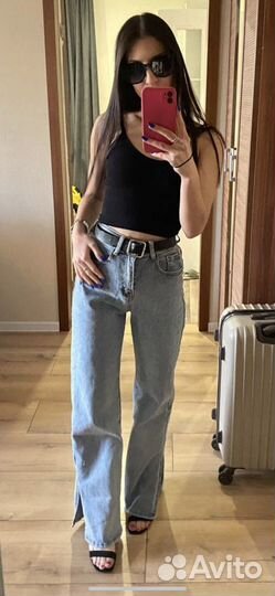 Джинсы клеш женские