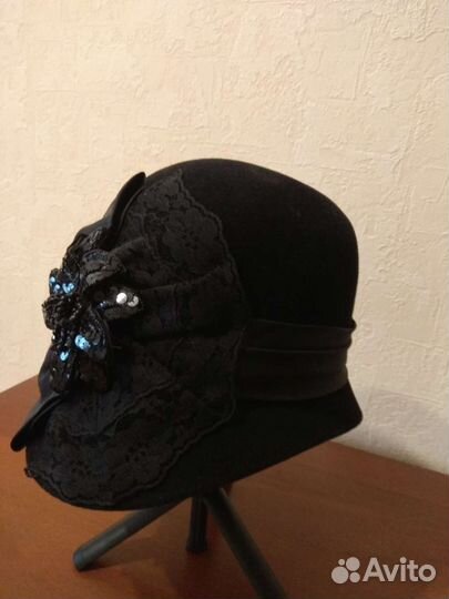 Шляпа фетровая женская