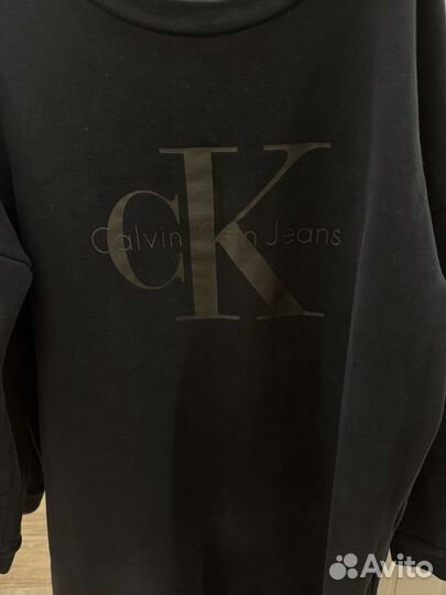 Calvin klein свитшот черный