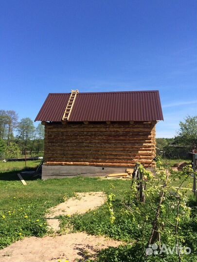 Сруб 6х3 с летней террасой 3м