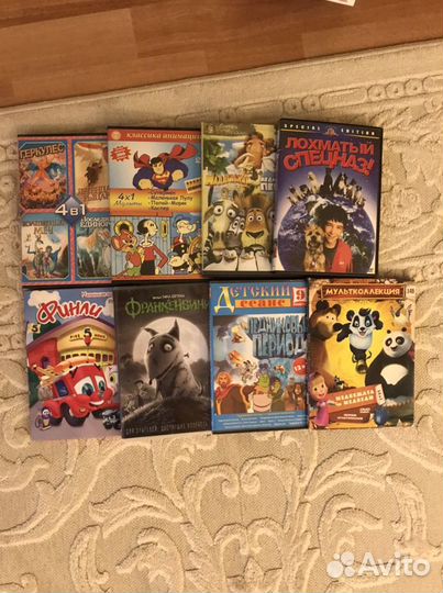 Диски с мультфильмами