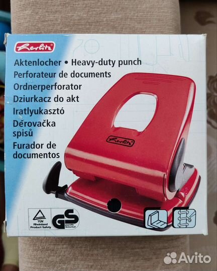 Дырокол канцелярский Herlitz 2