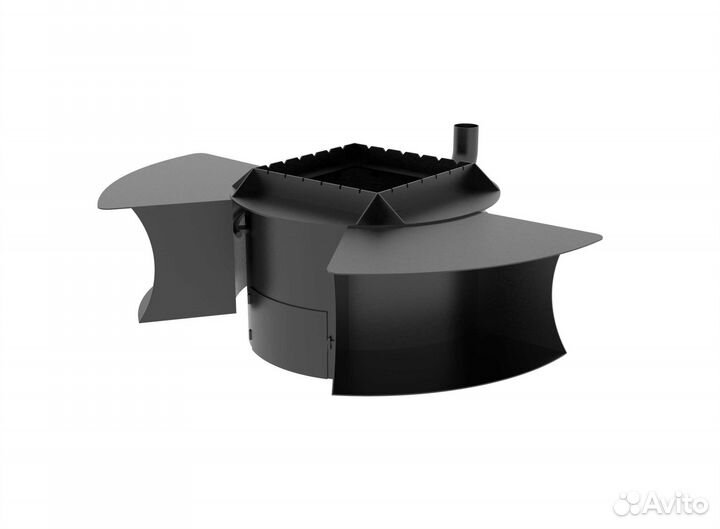 Очаг мангал стол, дизайнерский