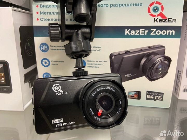 Автомобильный видеорегистратор Kazer Zoom