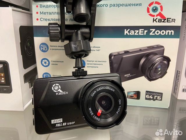 Автомобильный видеорегистратор Kazer Zoom
