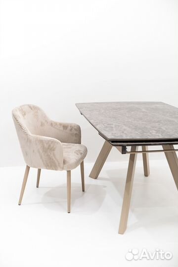 Стул мягкий из велюра