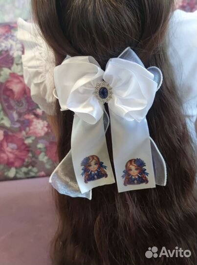 Бант ручной работы на 1 сентября