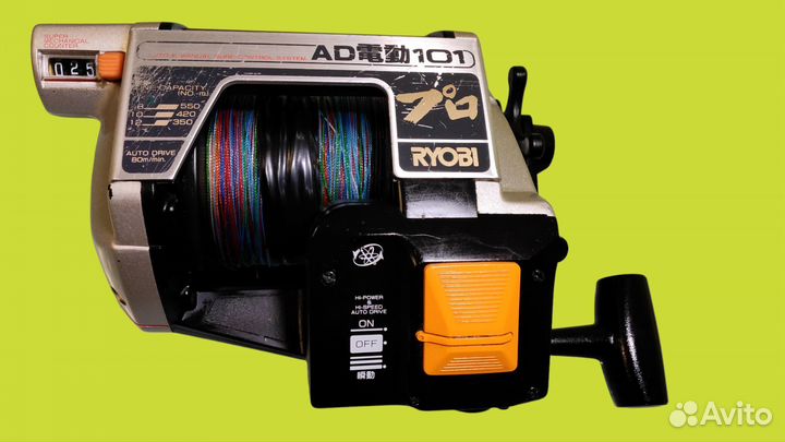 Электрокатушка морская на треску Ryobi ad 101 PRO