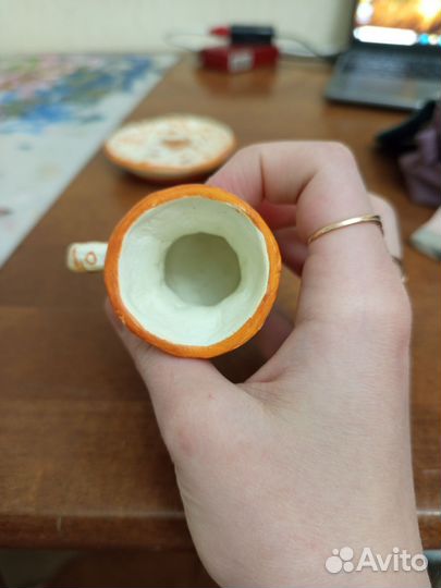 Глиняная ручная декоративная работа