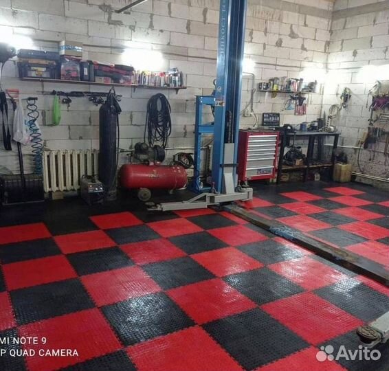 Модульная пвх плитка для склада