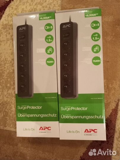 Новый New Сетевой фильтр APC Essential