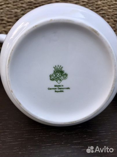 Фарфор ГДР, времён СССР