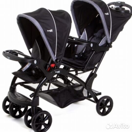 Прогулочная коляска для двойни или погодок