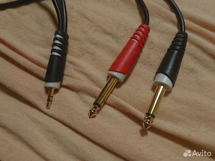 Кабель mini jack - 2 Jack Klotz AY5-0100 1 метр