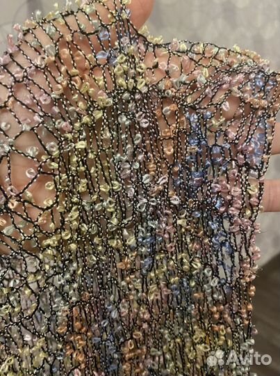 Шаль вязанная