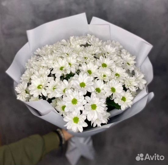 Букет цветов с Хризантемами